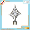 diamond curtain rod finials